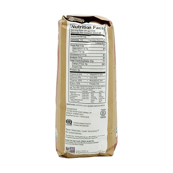 King Arthur Flour, Whole Wheat Flour, 2 lb