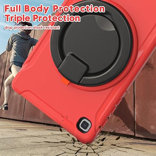 Vista 32 de ORIbox Defender - Funda para Samsung Galaxy Tab S8/Tab S7 de 11 pulgadas, protección contra caídas de cuerpo completo, parachoques 3 en 1 a prueba