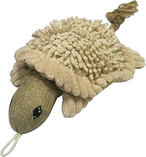 Pet Lou Danish Design Timothe The Turtle Luxury Soft Plush Dog/Pupp Toy 10 Inch