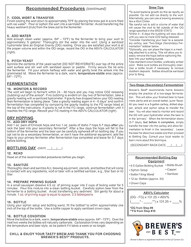 Miniatura 23 de Kit de cerveza artesanal Brewer's Best, 5 galones, 1, Amarillo, 1