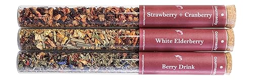 Vista 20 de Gourmanity Spicy Loose Tea Sampler Set, 3 vibrant Spicy Flavors, Chai Latte, Intensely Spicy & Turmeric Herb, Infused with Cooling Herbs and &