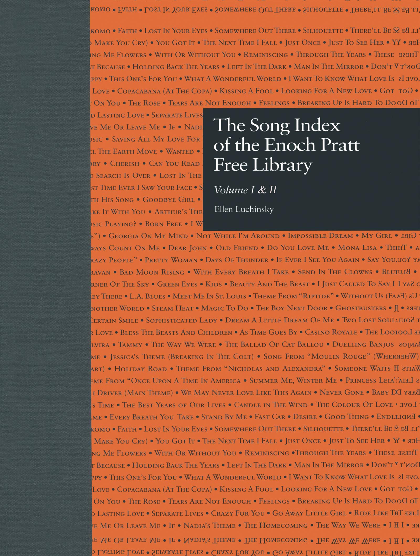 Song Index Enoch Pratt Free Library indexation de partitions de musique