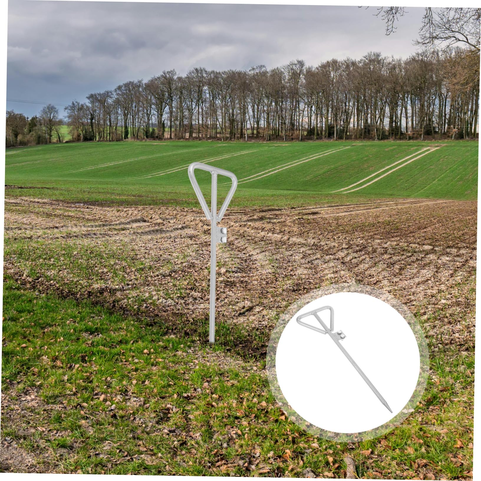LIFKOME Messa Terra Zincato per Recinzioni Elettriche Parabole Satellitari e Sistemi di Terra Kit Perno di Messa in Ferro per Uso Esterno e Domestico Facile Installazione