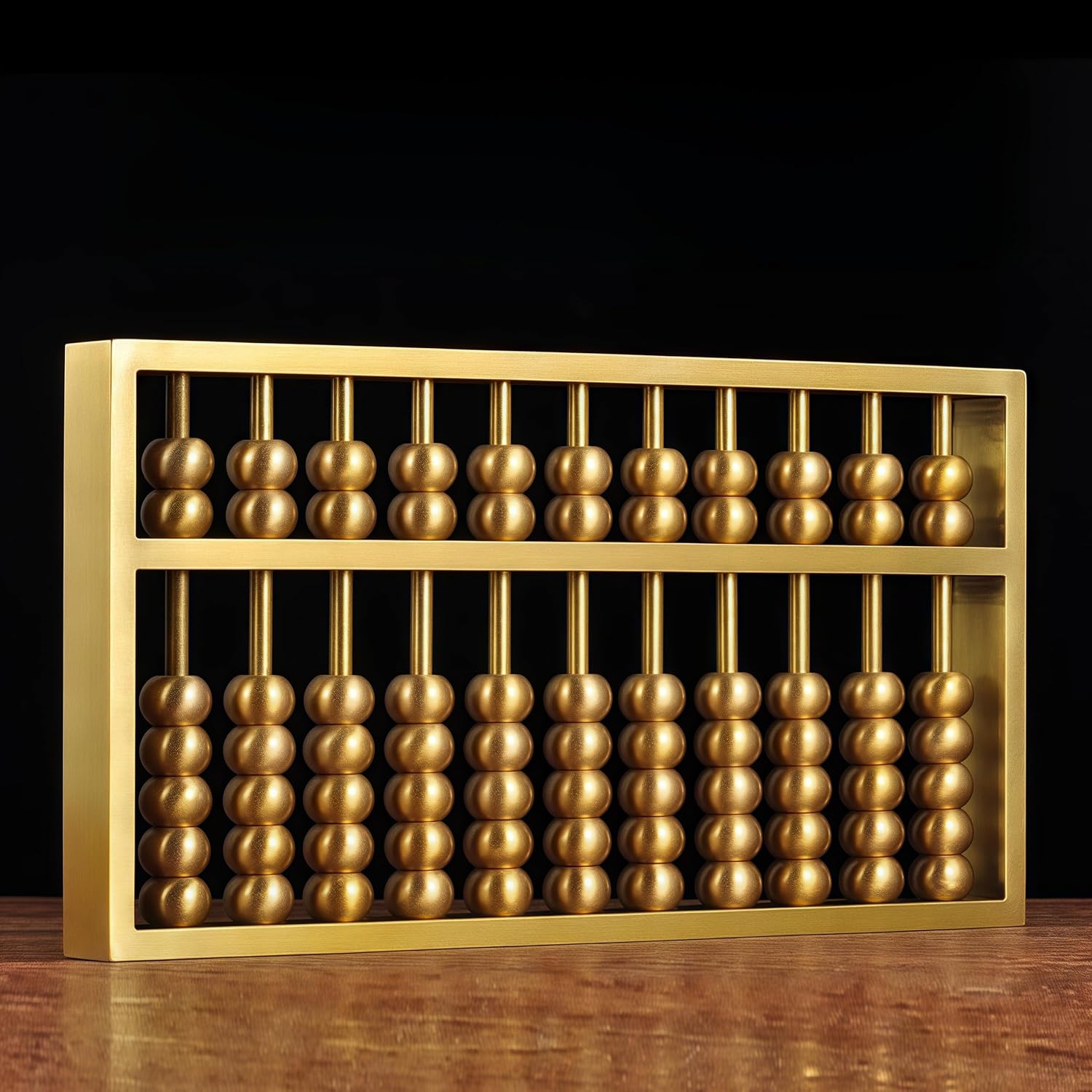 Top Brass Chinese Abacus, Chinese Decor & Gifts, Oriental Traditional Calculators (15 in)