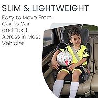 Vista 6 de Britax Highpoint - Asiento elevador de posicionamiento de cinturón sin respaldo, SafeWash Negro Ombre