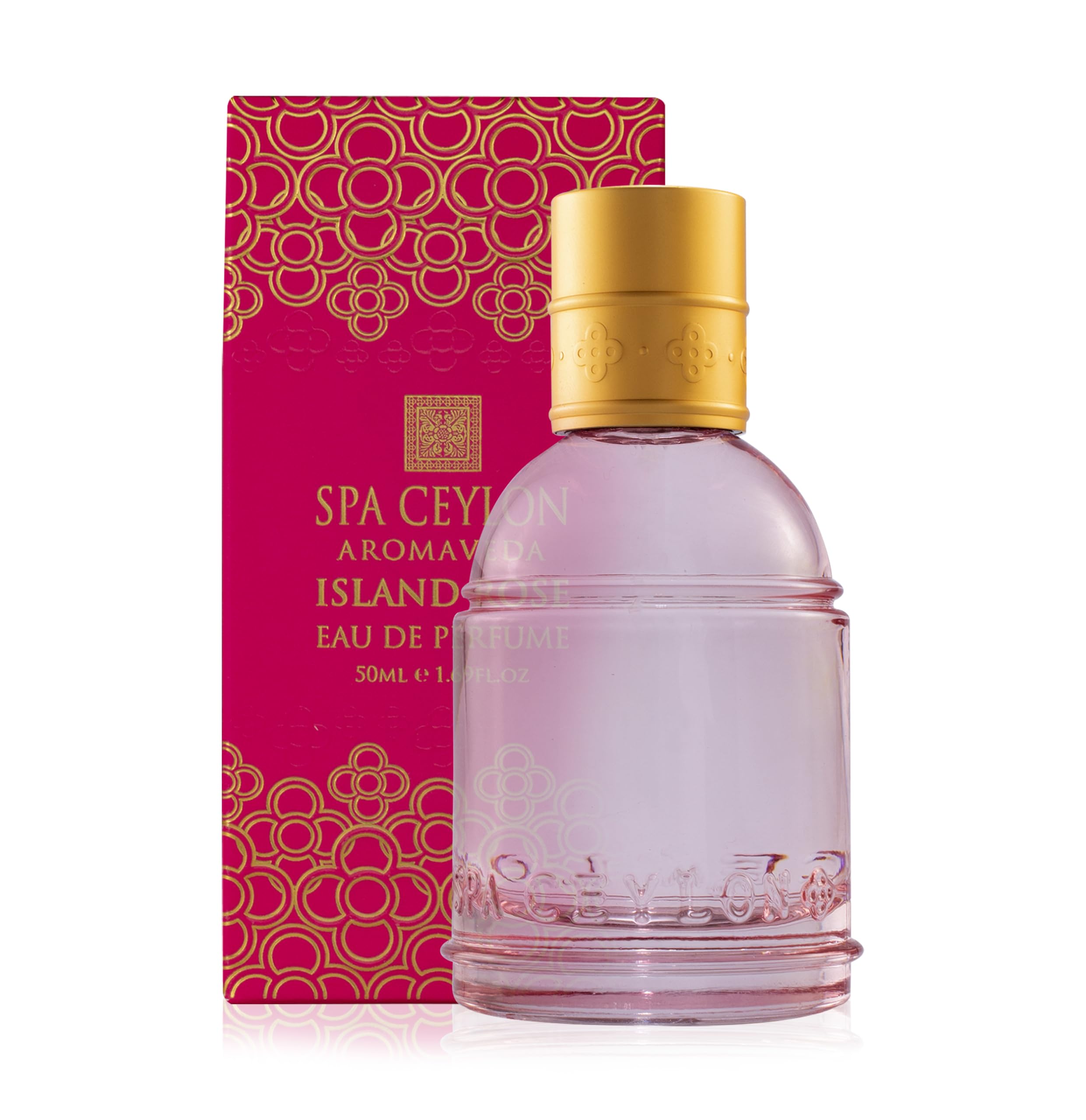 Spa Ceylon Island Rose Eau de Perfume | Luxury Perfume Spray for Women | Floral and Fruit Feminine Fragrance | Tuberose and Jasmine Scented | Vegan | 50ml