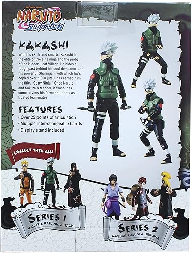 Miniatura 3 de Toynami Naruto Shippuden Kakashi - Figura de acción de 4 pulgadas