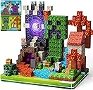 Minecraft Magnetic Blocks for Kids Ages 4-8 with Portable Iron Storage Box