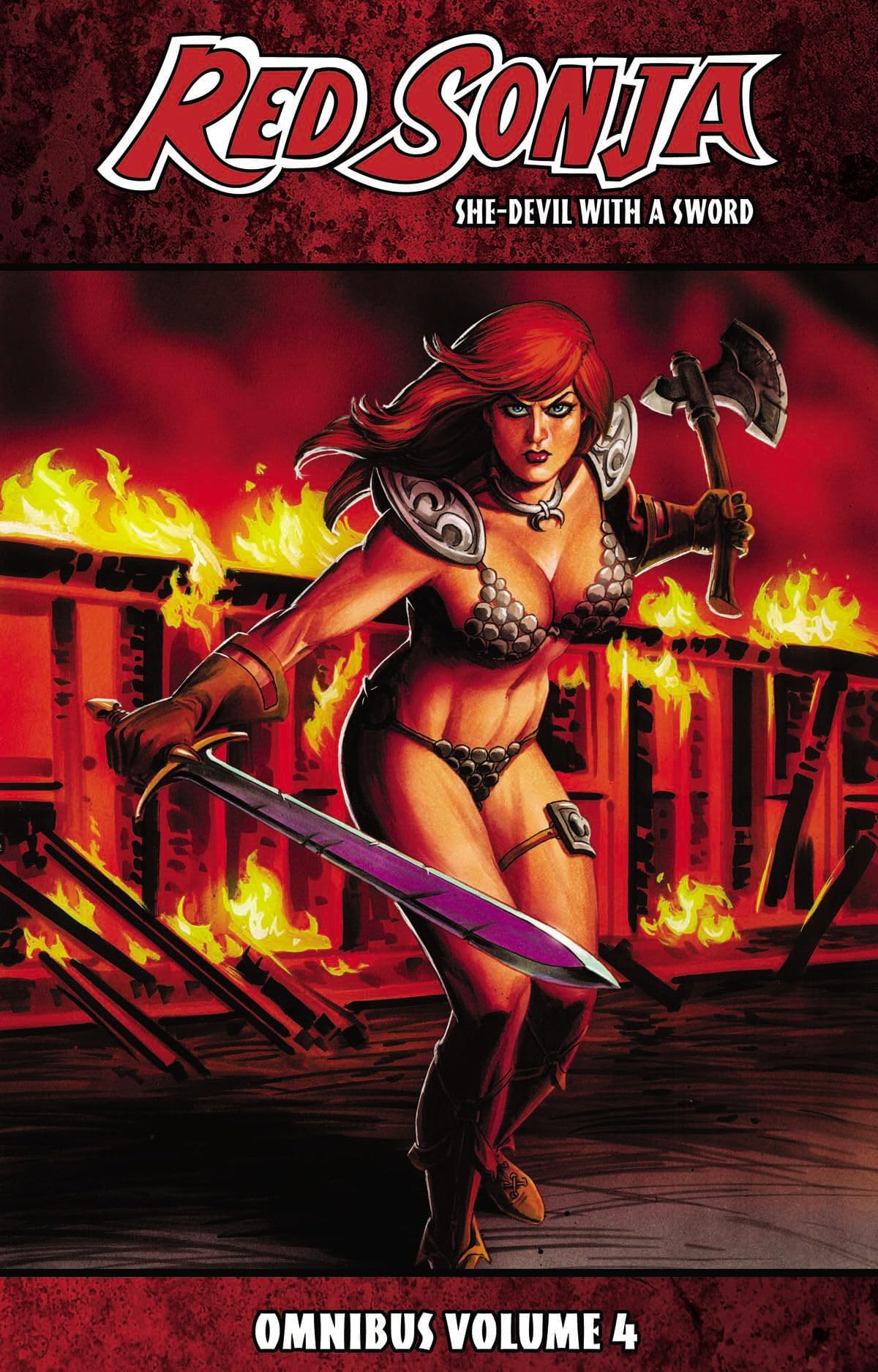 Red Sonja She-Devil with a Sword Omnibus Volume 4 (RED SONJA OMNIBUS TP)