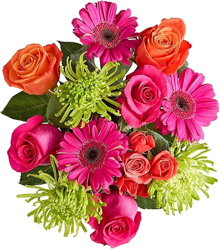 1800 Flowers  Ramo de flores vibrantes individuales (solo bouquet)  Flores frescas para entrega  Regalo para aniversario, cumpleaños,