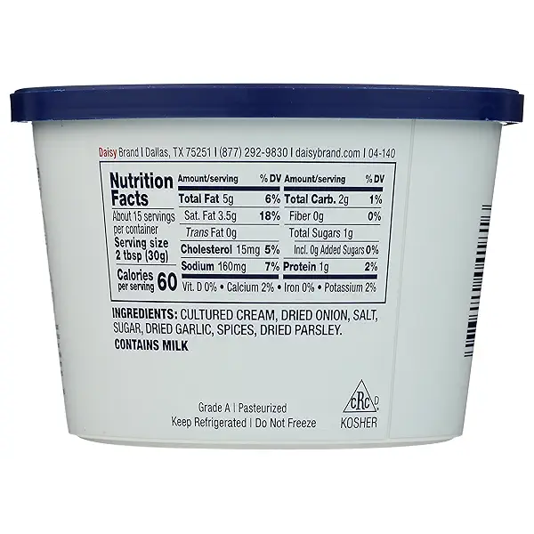 DAISY Sour Cream French Onion Dip, 16 OZ 2