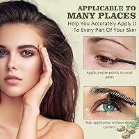 Vista 6 de Organic Castor Oil (2.11oz) with Eyelash Kit,Certified Organic, 100% Pure, Glass bottle, Cold Pressed Unrefined,Hexane Free. Stimulate Growth for