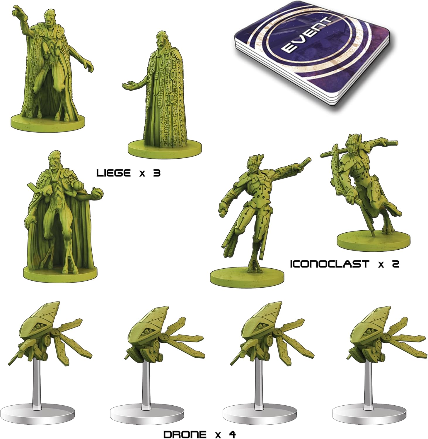 Battle Systems BSGCSE018 Core Space First Born Support - 28mm Miniatures - Board Game - Modular 3D Terrain