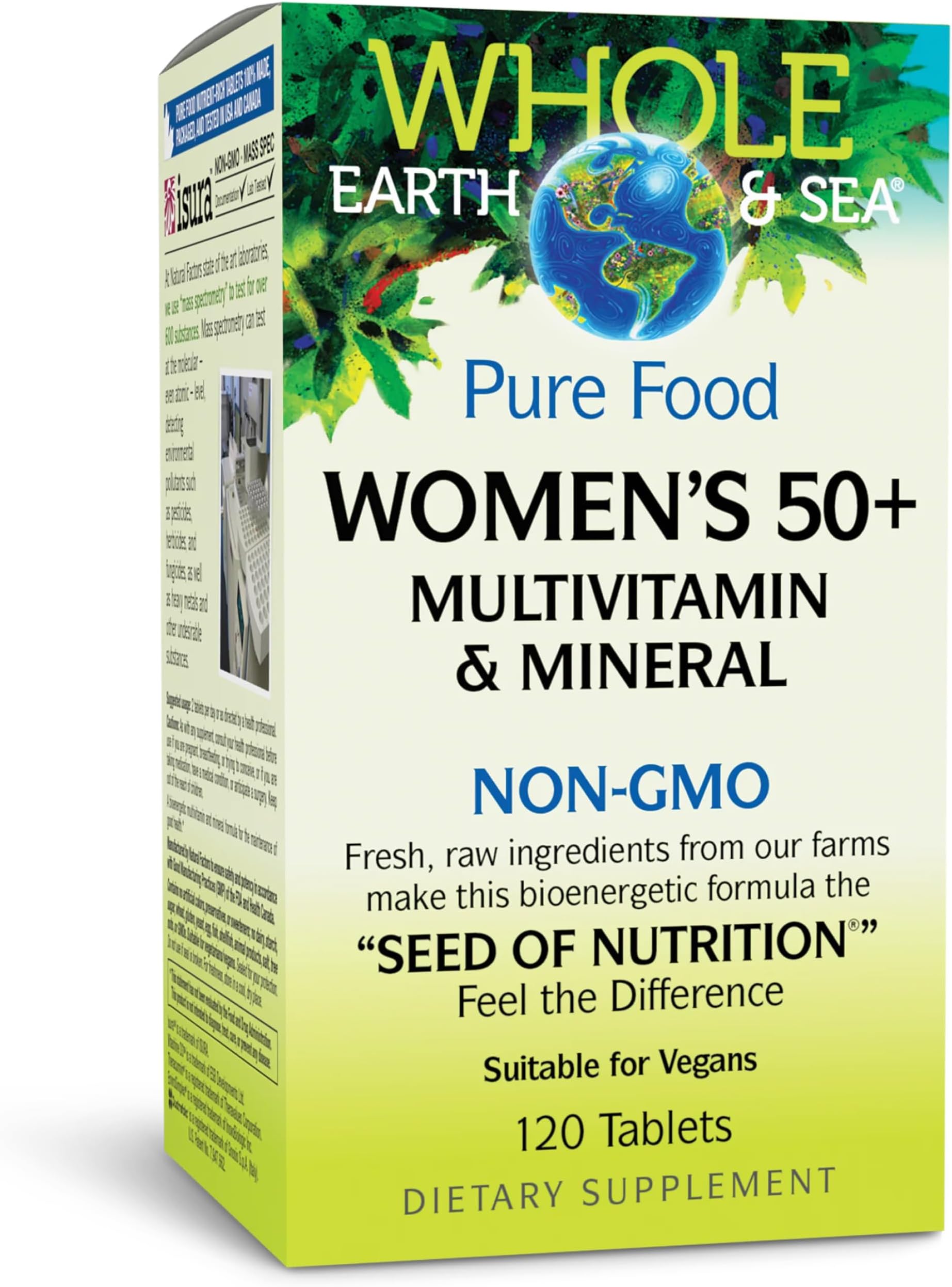 Whole Earth & Sea Womens Multivitamin 50+ 120 Tablets
