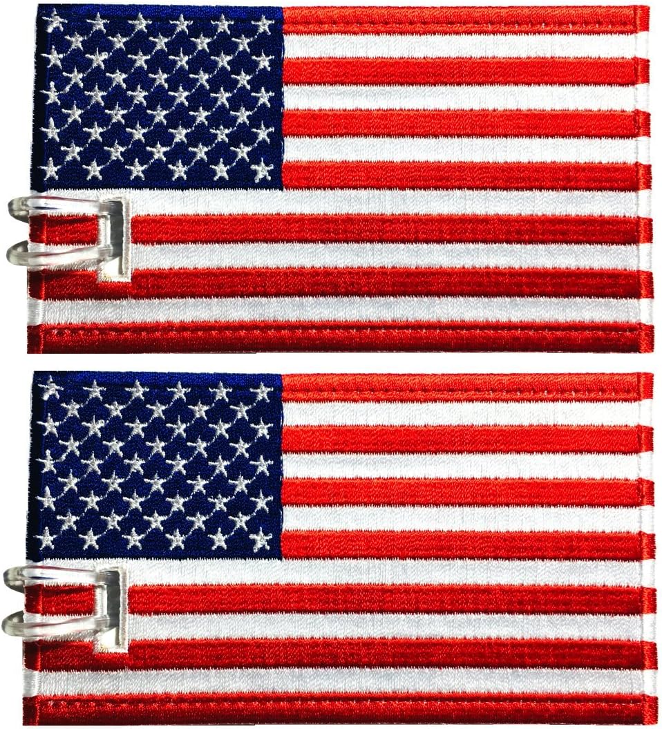 Luggage Tags, Embroidered, 2 Pack, 14 Colors, Never Break!
