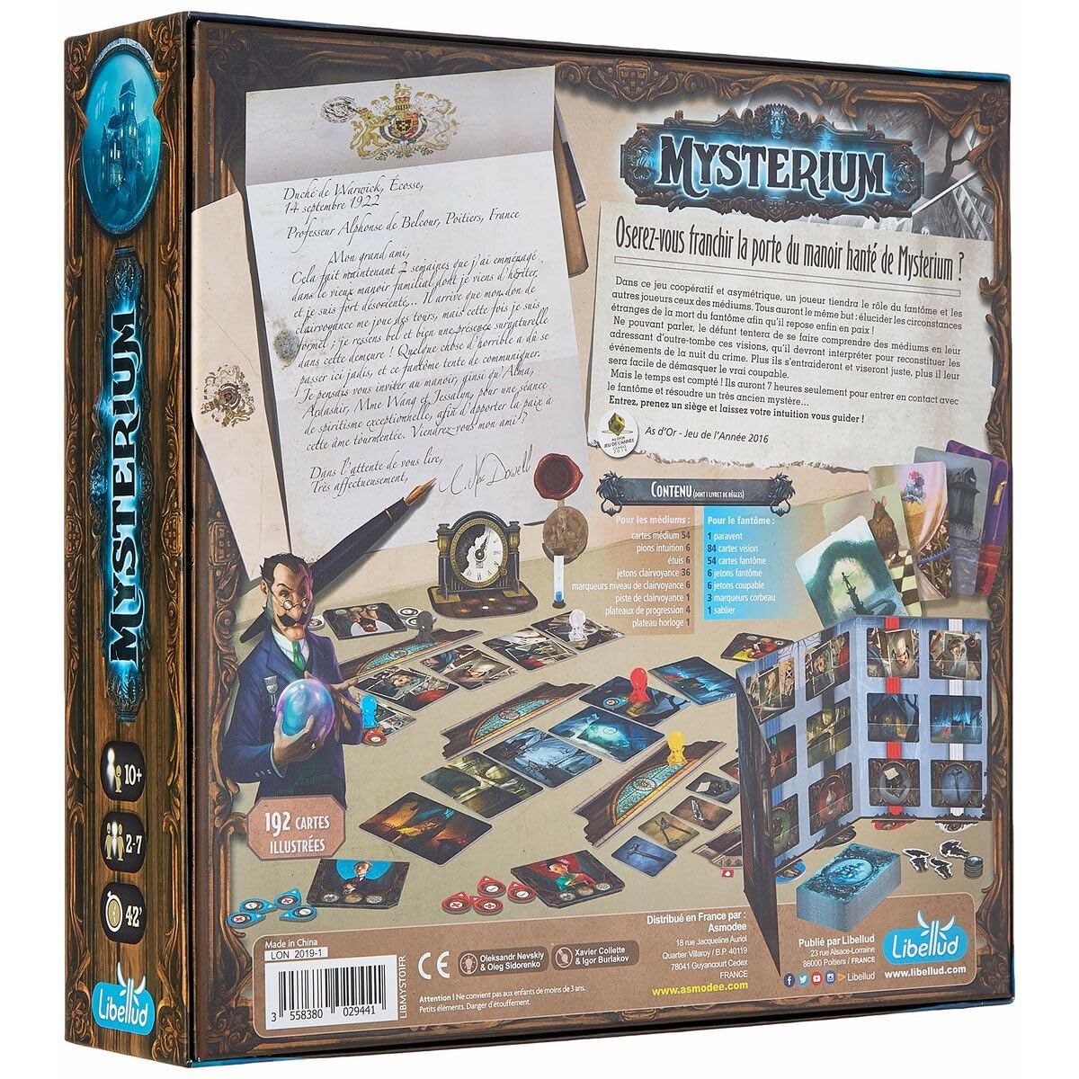 Asmodée LIBMYST01FR Mysterium gra towarzyska (wersja francuska)