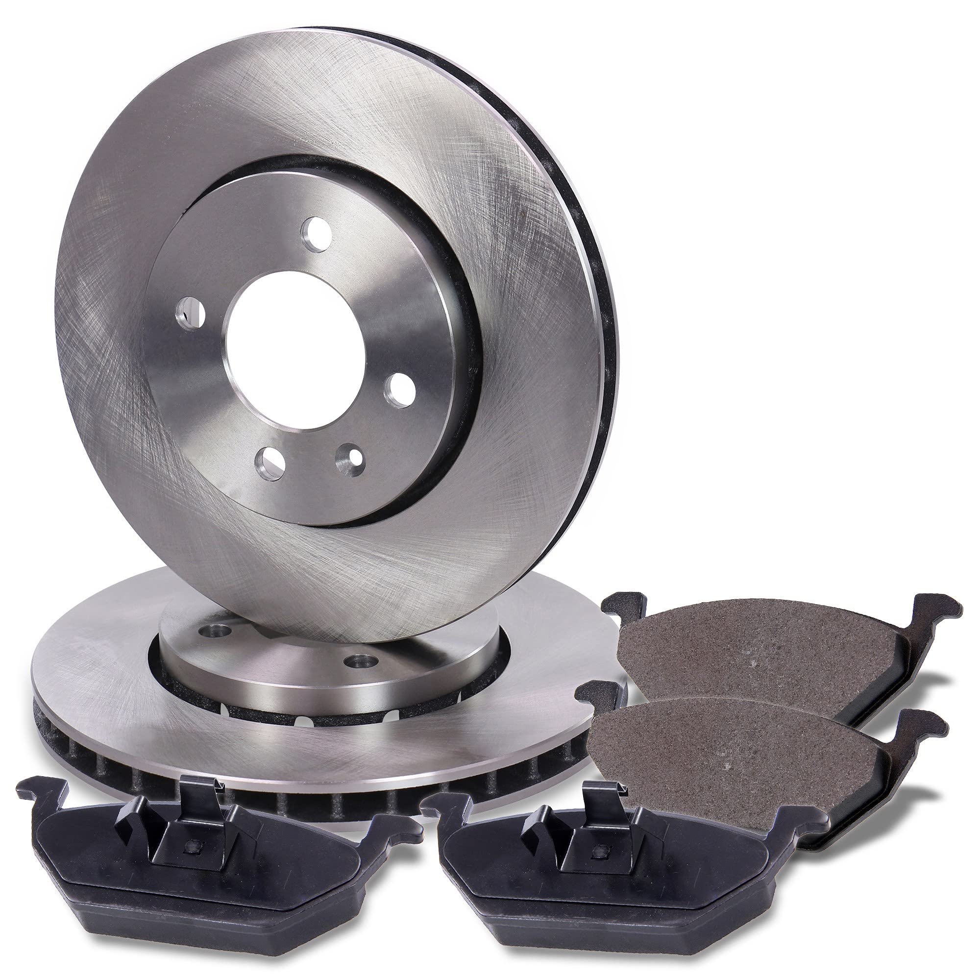 BESTPRICE Bremsenset Vorderachse inkl. Bremsscheiben Belüftet Ø 256 mm + Bremsbeläge vorne, Kompatibel mit SEAT Mii (KF1, KE1), SKODA CITIGO (NF1), VW LOAD UP, UP! (121, 122, BL1, BL2, BL3, 123)