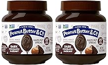 Peanut Butter Dark Chocolatey Hazelnut Spread, 13 Oz Jar Pack Of 2, Dark Chocolatey, 26 Oz