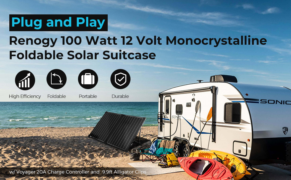 Renogy 100W 12V Mono Solarkoffer