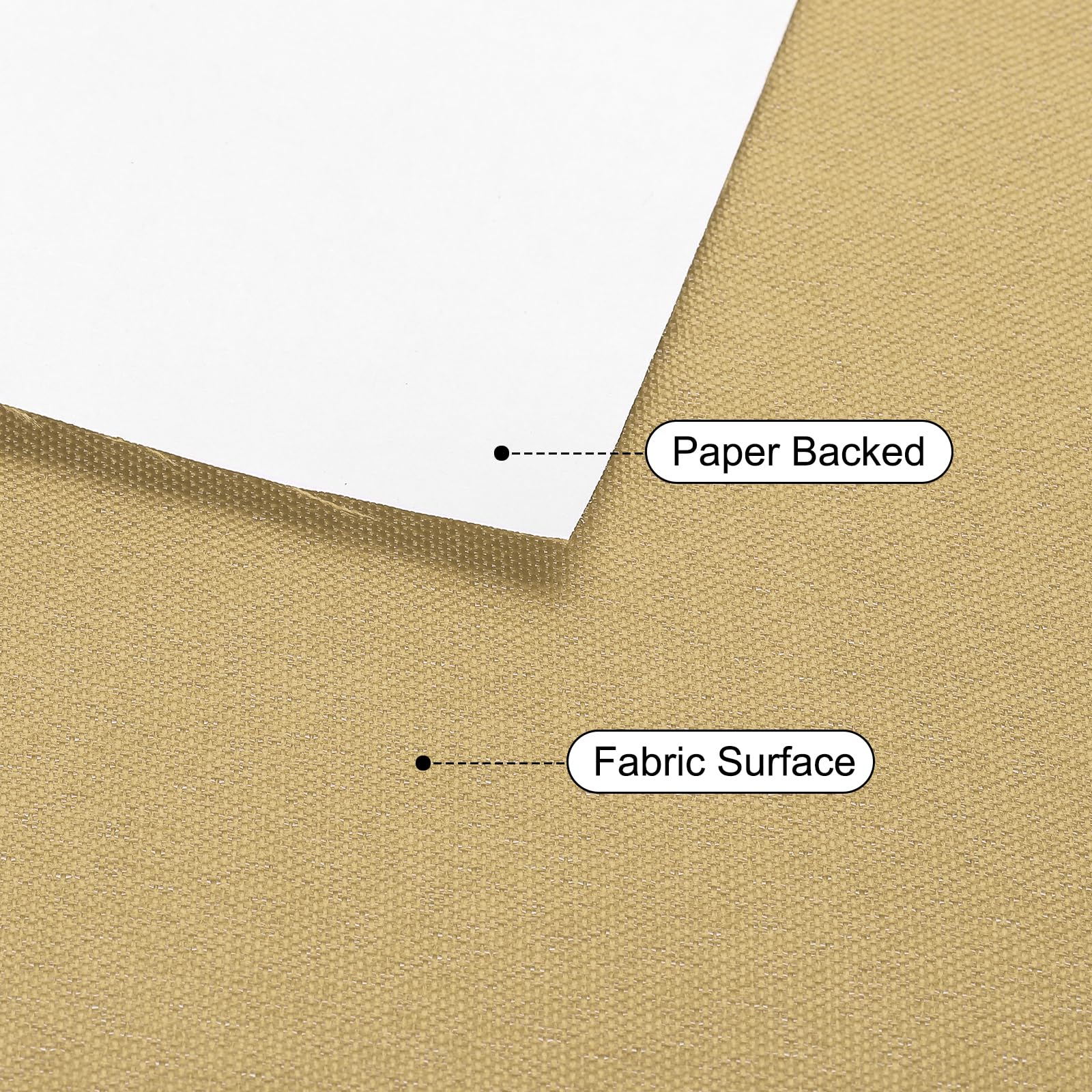 PATIKIL Book Binding Cloth, 51 x 11 Inches Book Cloth for Binding Repairing Fabric Surface Paper Backed Bookbinding Supplies, Khaki - Image 3