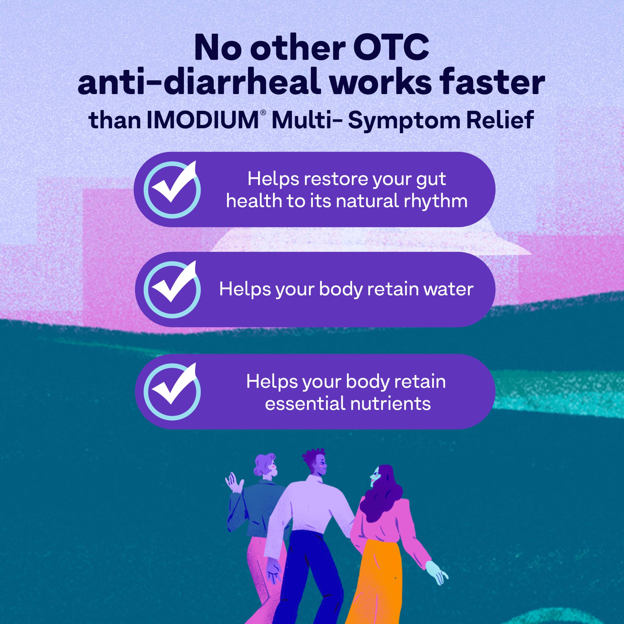 Imodium Multi-Symptom Relief Caplets, Anti-Diarrheal Medicine, 24 Ct — Amazon image 5