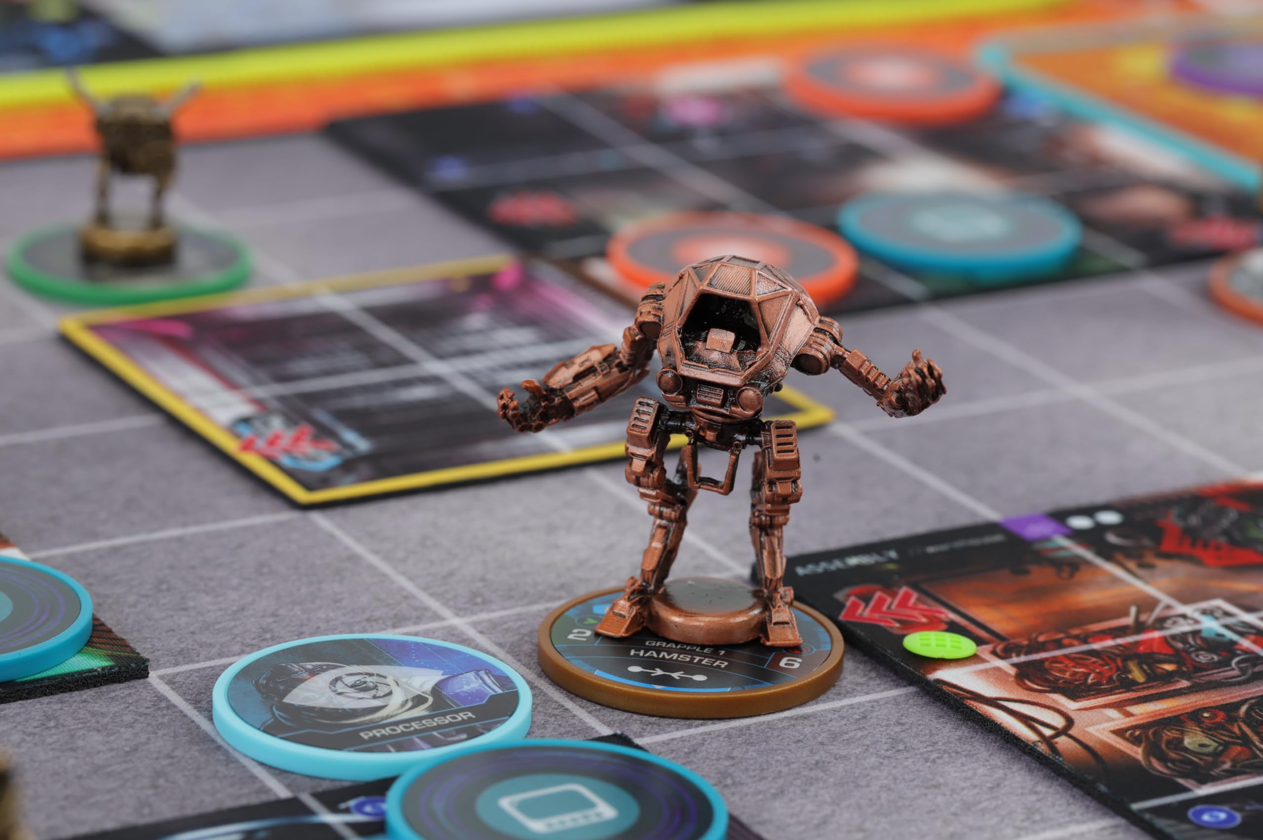 Chip Theory Games Burncycle: Bot and Guard BrassMag Figures - Premium Metal Miniatures for Enhanced Gameplay - Image 6