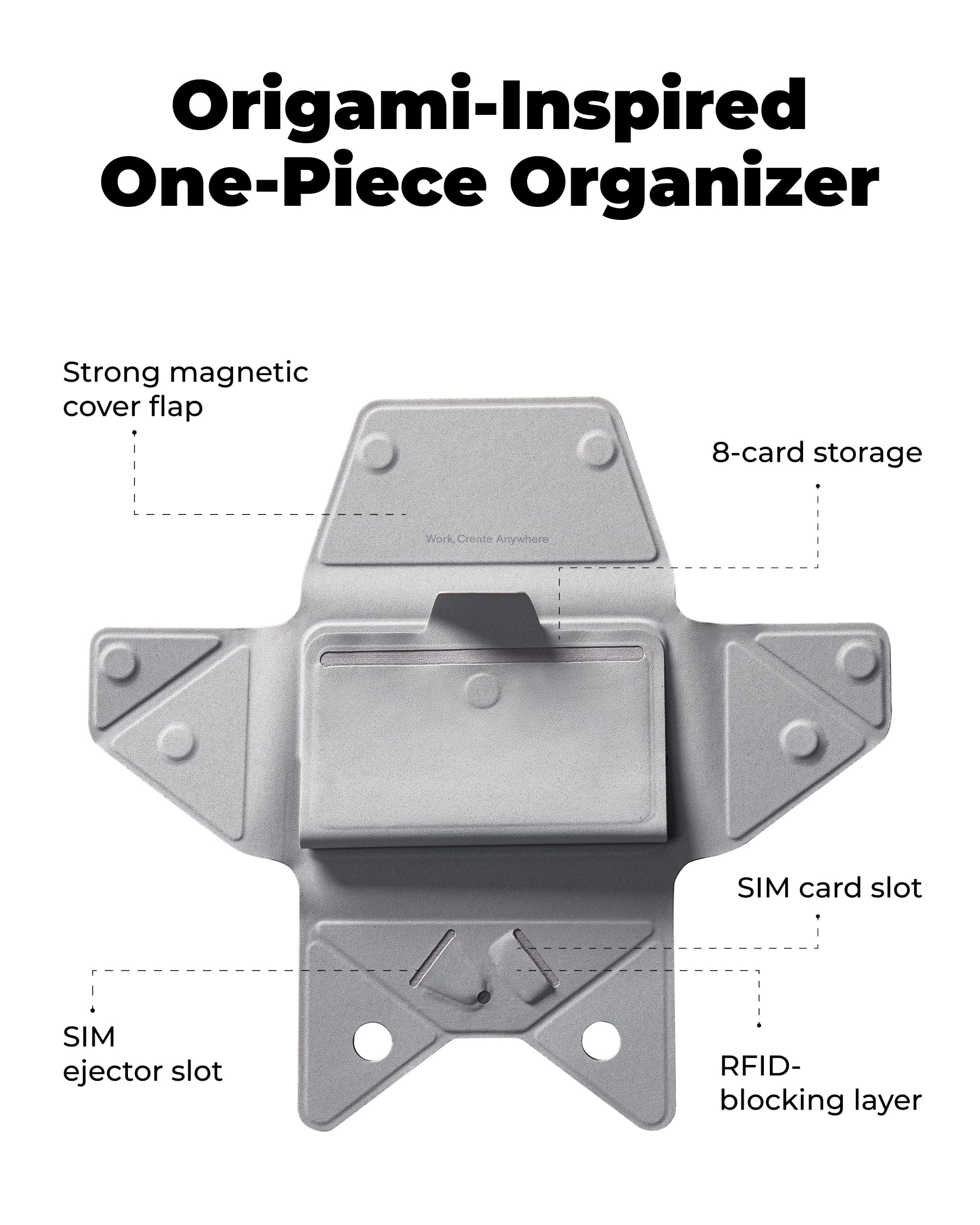 MOFT Magsafe Wallet, cienki magnetyczny uchwyt na 8 kart, portfel Snap Field Wallet ze wzorem Pull-to-Access, blokowanie RFID, skóra Veagn, minimalistyczny portfel podróżny dla kobiet i mężczyzn