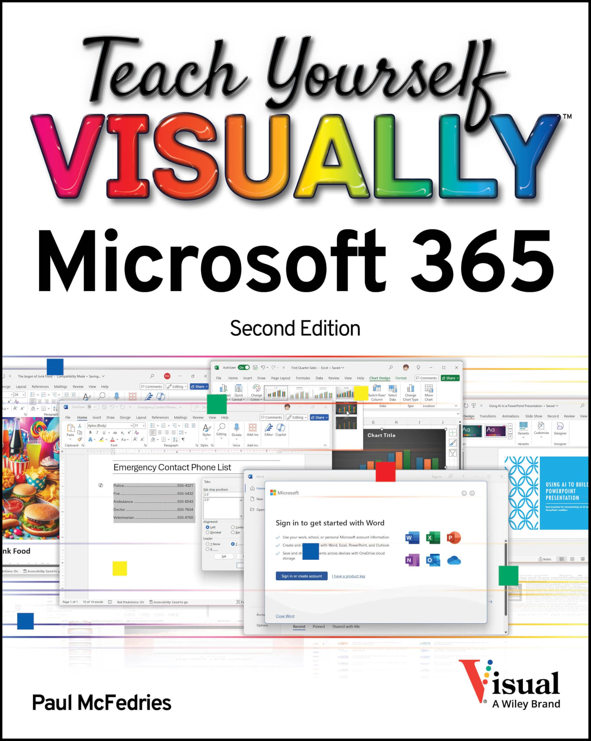 Teach Yourself VISUALLY Microsoft 365 by Paul McFedries - 9781394298273