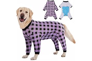 Dog Recovery Suit with Legs for Large Medium Dogs | Post-Surgery Onesie | Cone Alternative