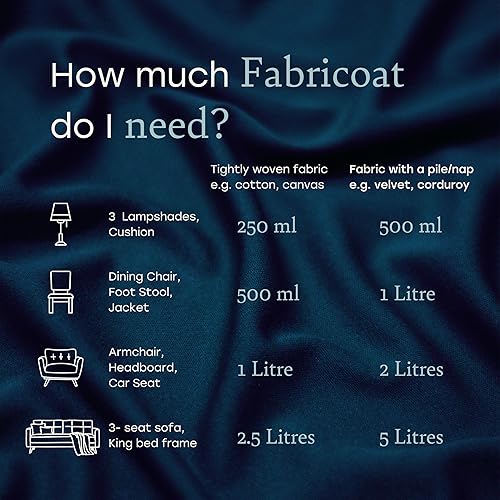 Miniatura 23 de Fabricoat - Pintura de tela para muebles, 8.5 oz, marrón oscuro, restaura o cambia el color de sofás, sillas, tapicería, decoración textil