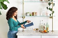 Vista 7 de LifeStraw Home– Water Filter Pitcher, 7-Cup, Glass with Silicone Base, Stormy Blue, for Everyday Protection Against Bacteria, parasites