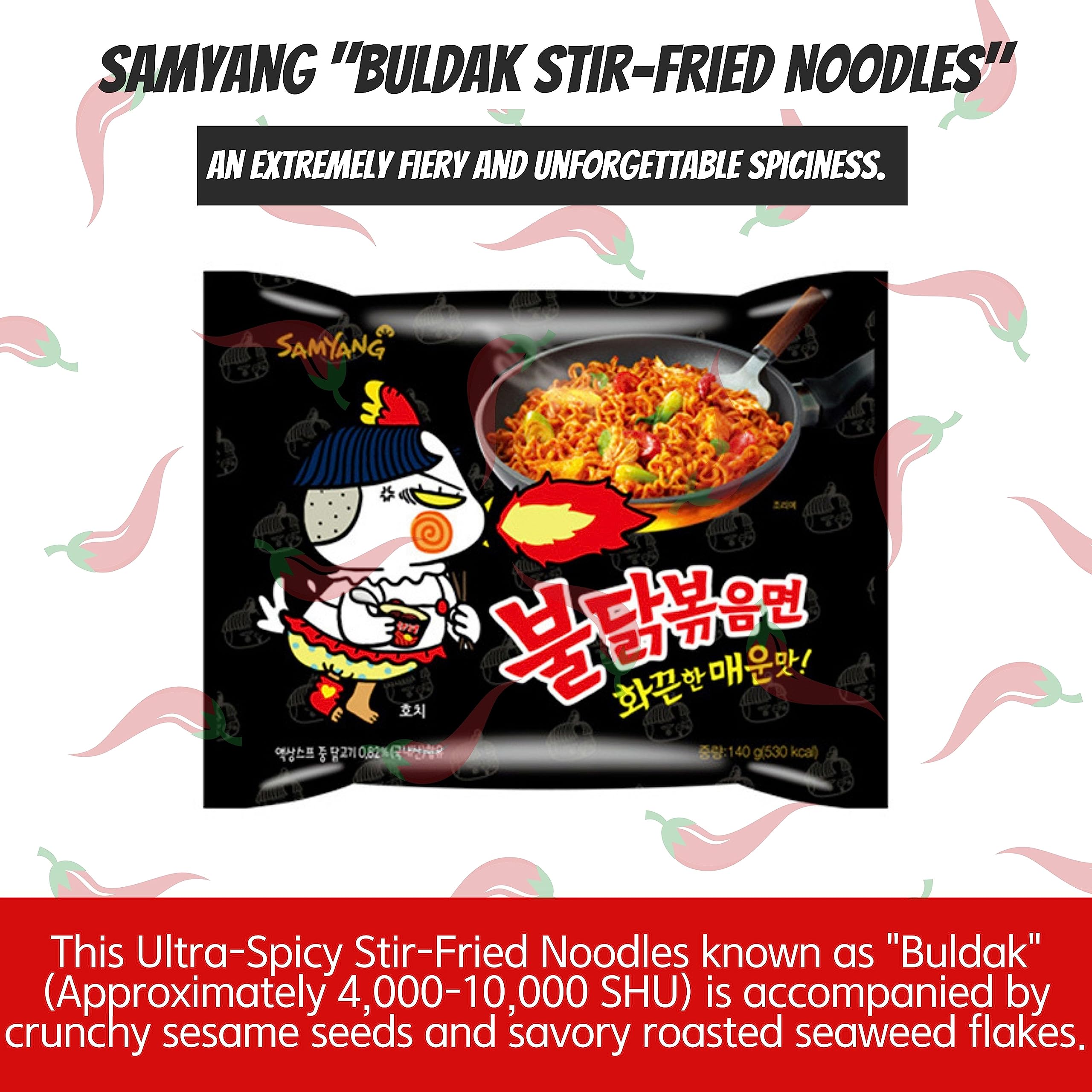Snapklik.com : Buldak Ramen Noodles - Original Flavor - 5 Pack - Spicy ...