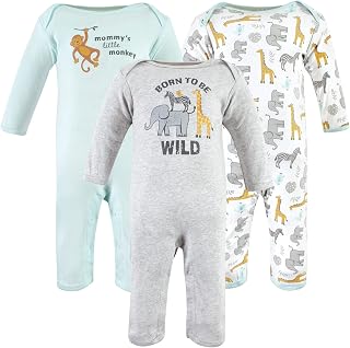 Hudson Baby Unisex baby Cotton Coveralls, Little Monkey, 18-24 Months, Little Monkey, 18-24 Months US