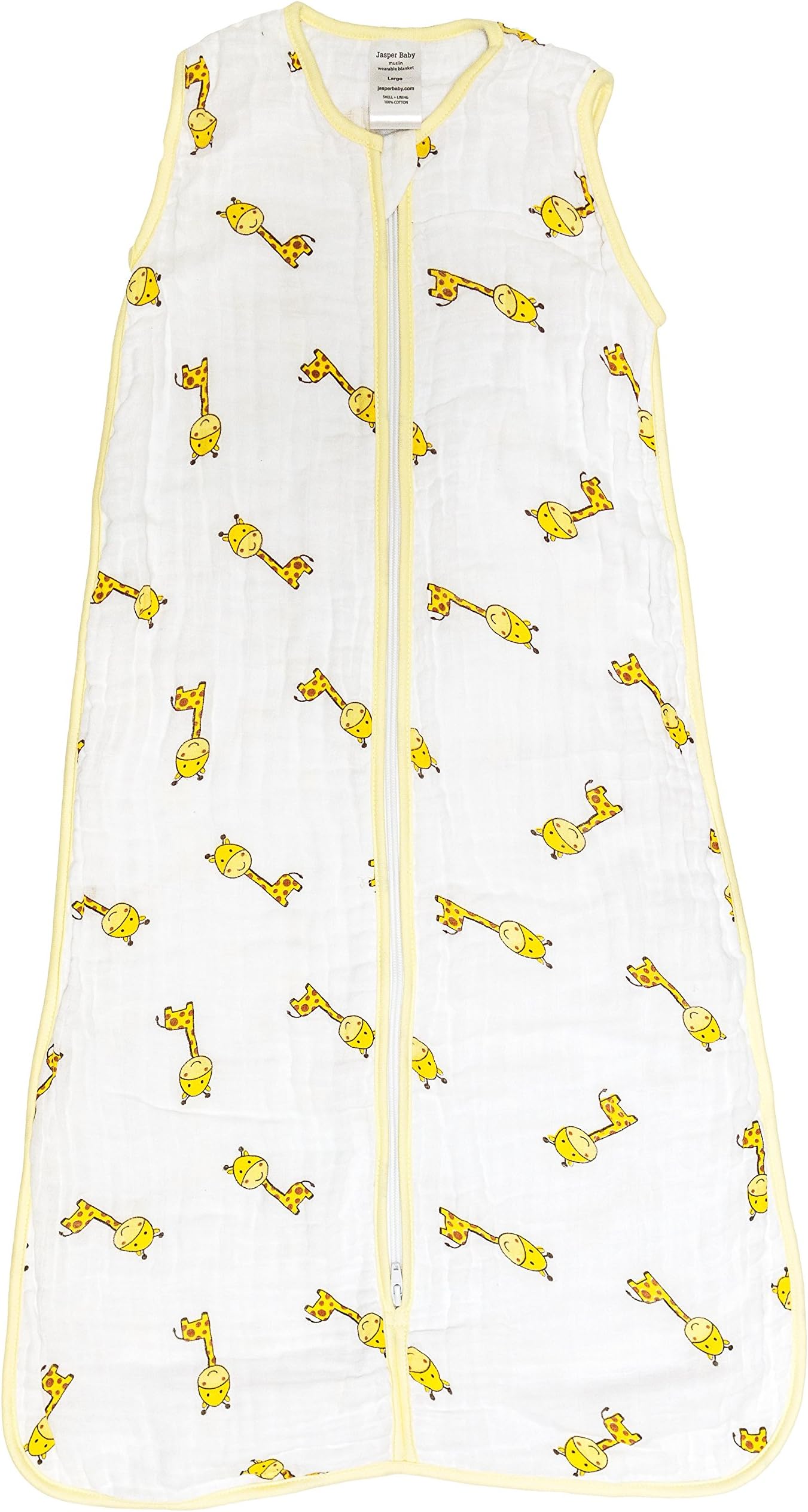 Cotton Muslin Wearable Blanket (Medium, Gigi The Giraffe)
