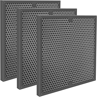 Carbon Filter Replacement Compatible with MOUNTO & Dri-Eaz HEPA500 Air Scrubber | High-Efficiency Activated Carbon Filter, 3-pcs