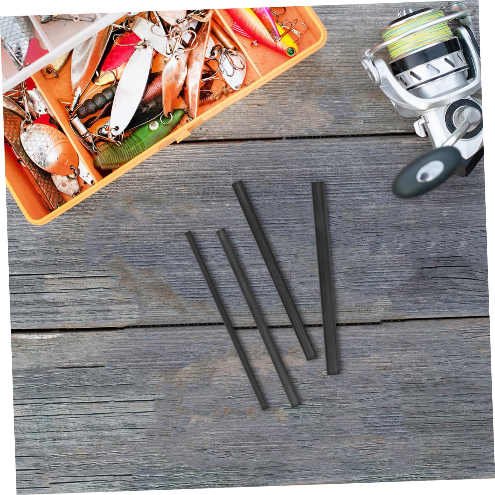 Fishing Rod Building Kit SKISUNO 6pcs Carbon Fiber Rod Fishing Rod ...