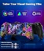 Glitzy X-SPider Wireless Mobile Gaming Controller for iPhone/Android,Phone Gaming Controller with Hall Effect Joysticks &Programmable iPhone Gamepad Support Xbox Game Pass/PlayStation/Steam Link