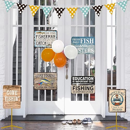 Miniatura 33 de WERNNSAI Decoraciones de fiesta de tiburón: 6 piezas divertidas de decoración de fiesta de cumpleaños de tiburón para niños y niños bajo el mar