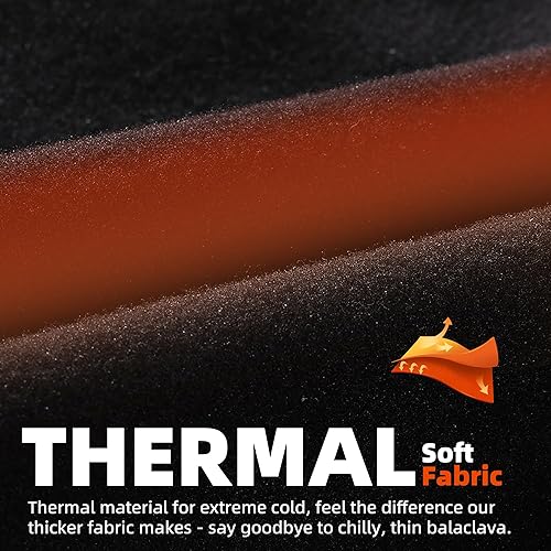 Miniatura 5 de Pasamontañas de esquí para invierno, térmica, resistente al viento, cálido, para clima frío, deportes al aire libre