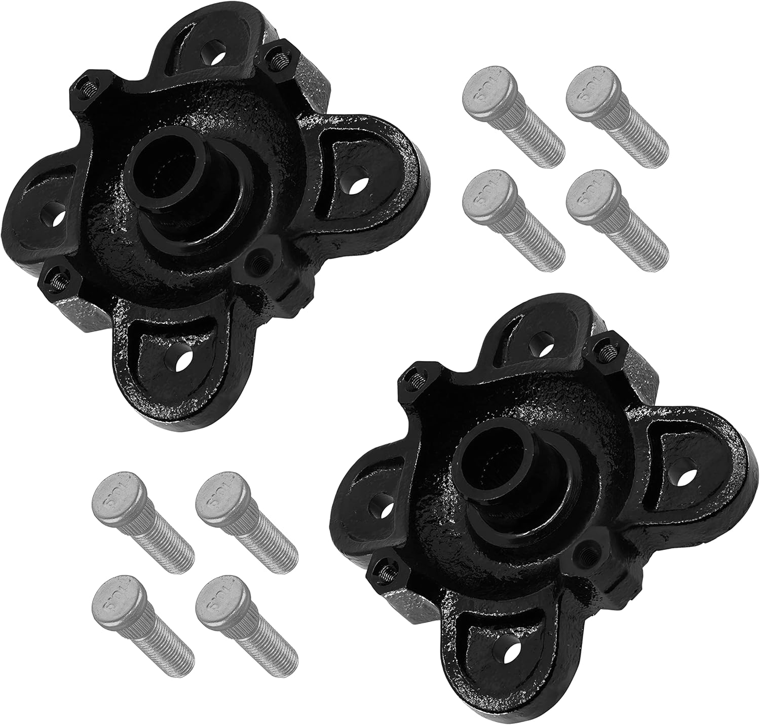 Caltric Front Left and Right Wheel Hub with Studs compatible with Polaris Ranger 900 EPS 2017-2018