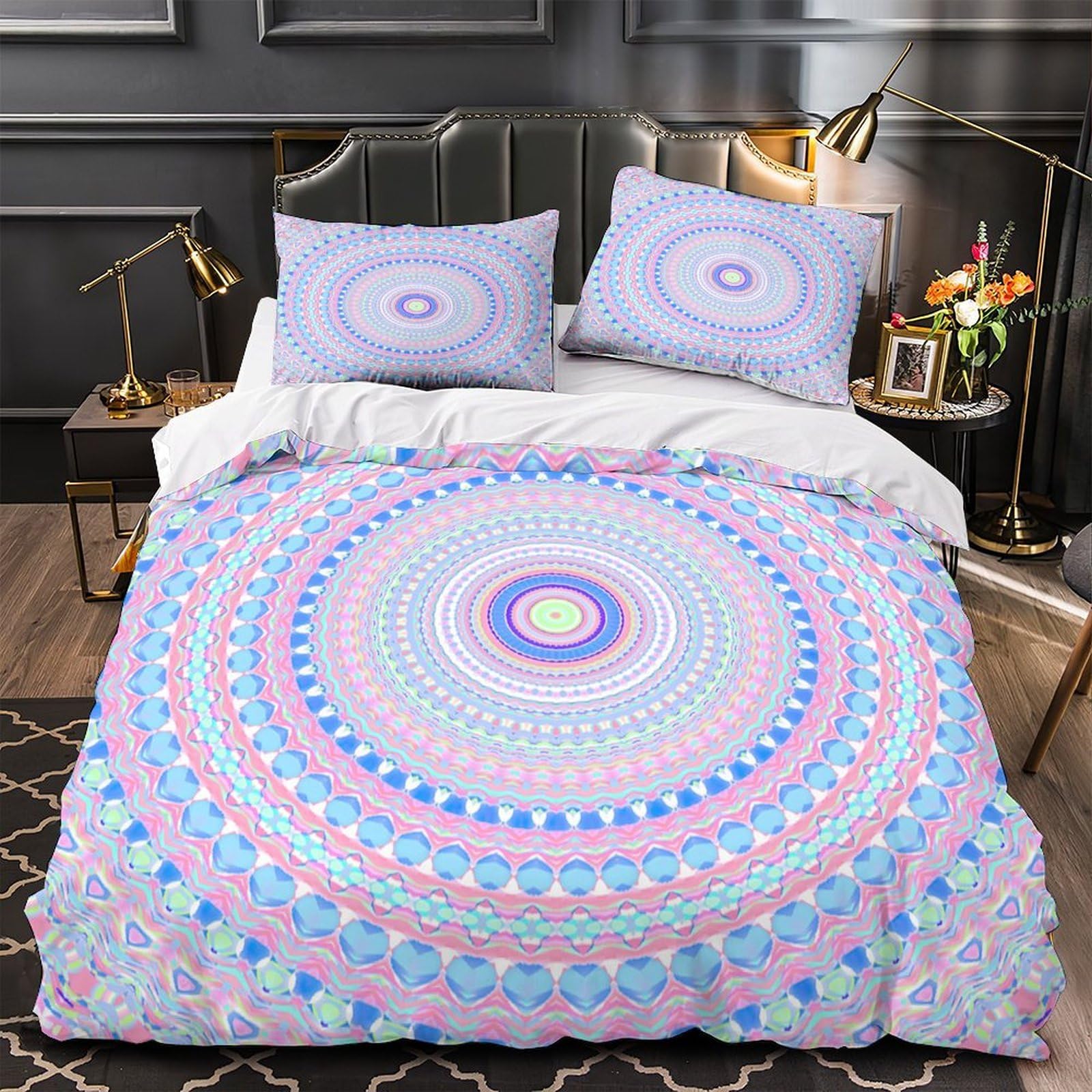 Parure de lit motif abstrait pour relooker une chambre d'enfant ou d'ado moderne