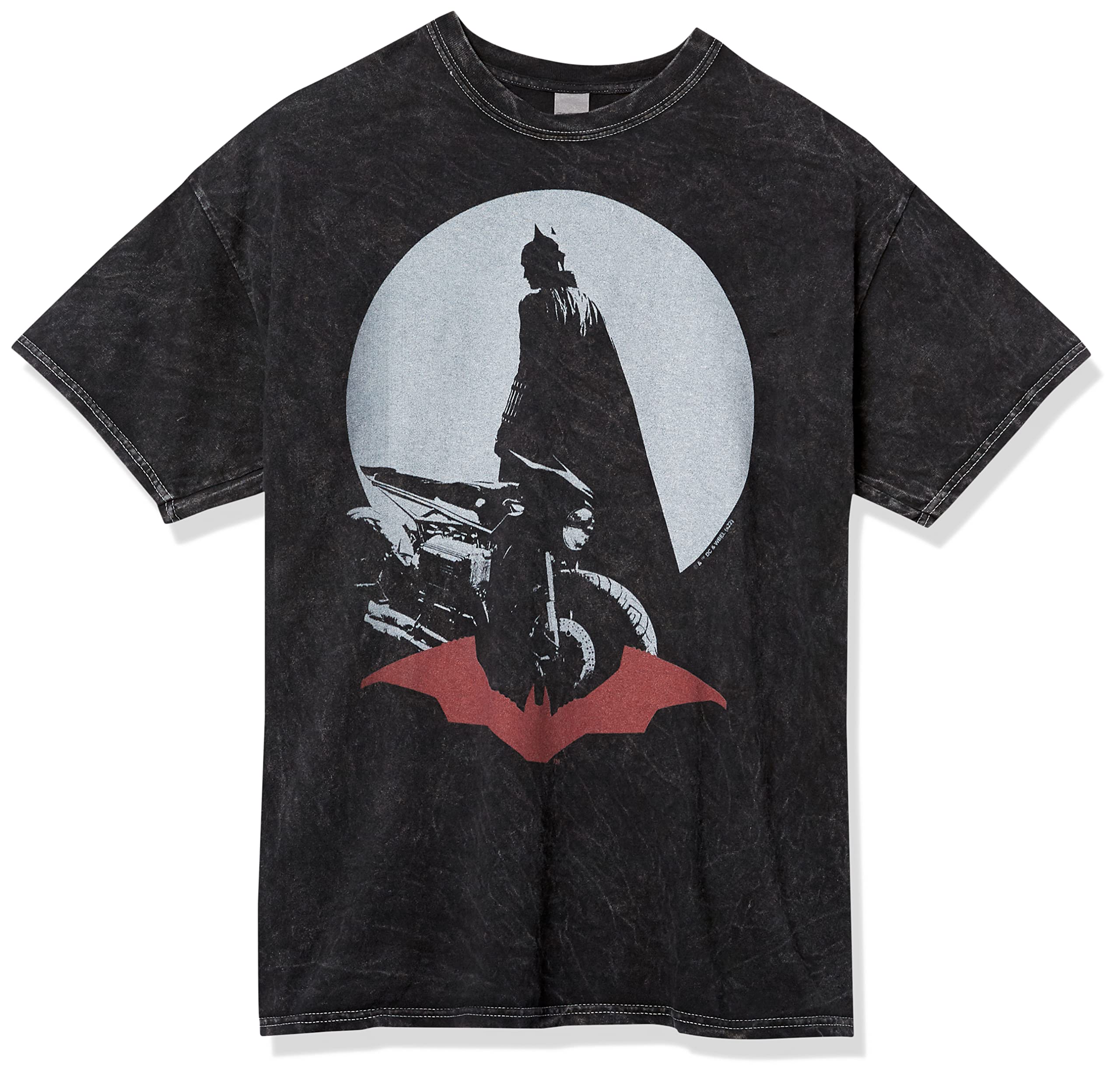 Warner Bros mens Batcycle Silhouette T-Shirt