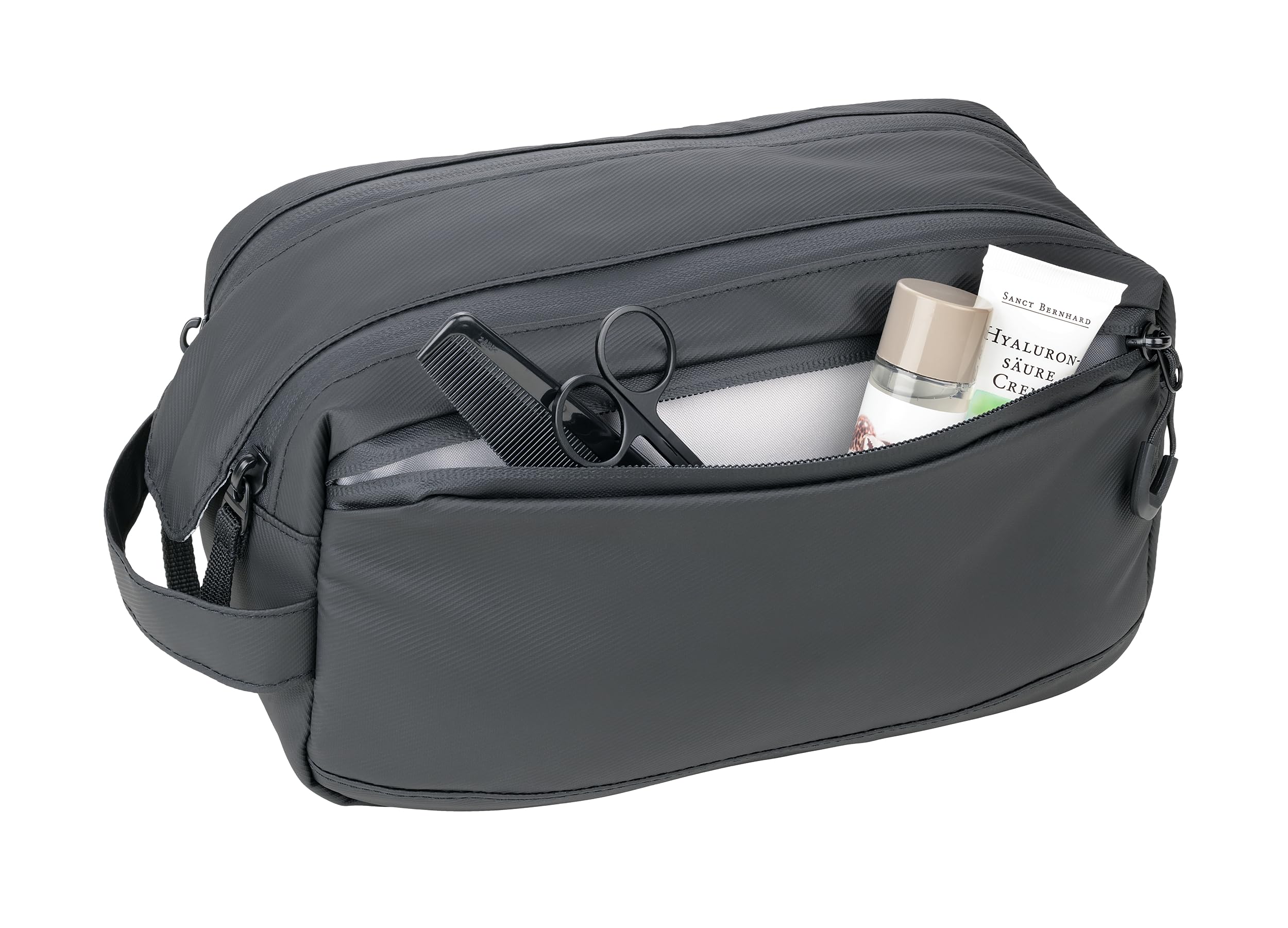 Washbag 2 TROIKA trousse de toilette bâche ouverture facile pour éviter les fuites