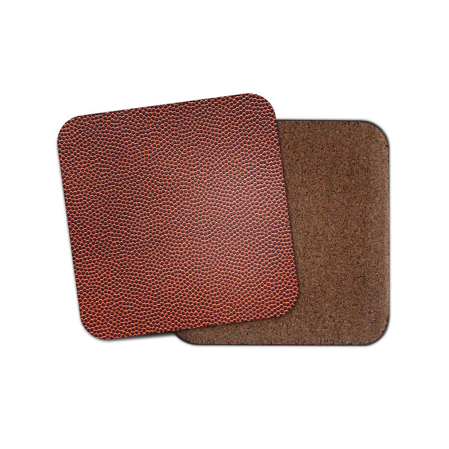 Destinationvinyl Multicolor 1 X American Football Coaster - Leather Dad Brother Sports Fun #8795