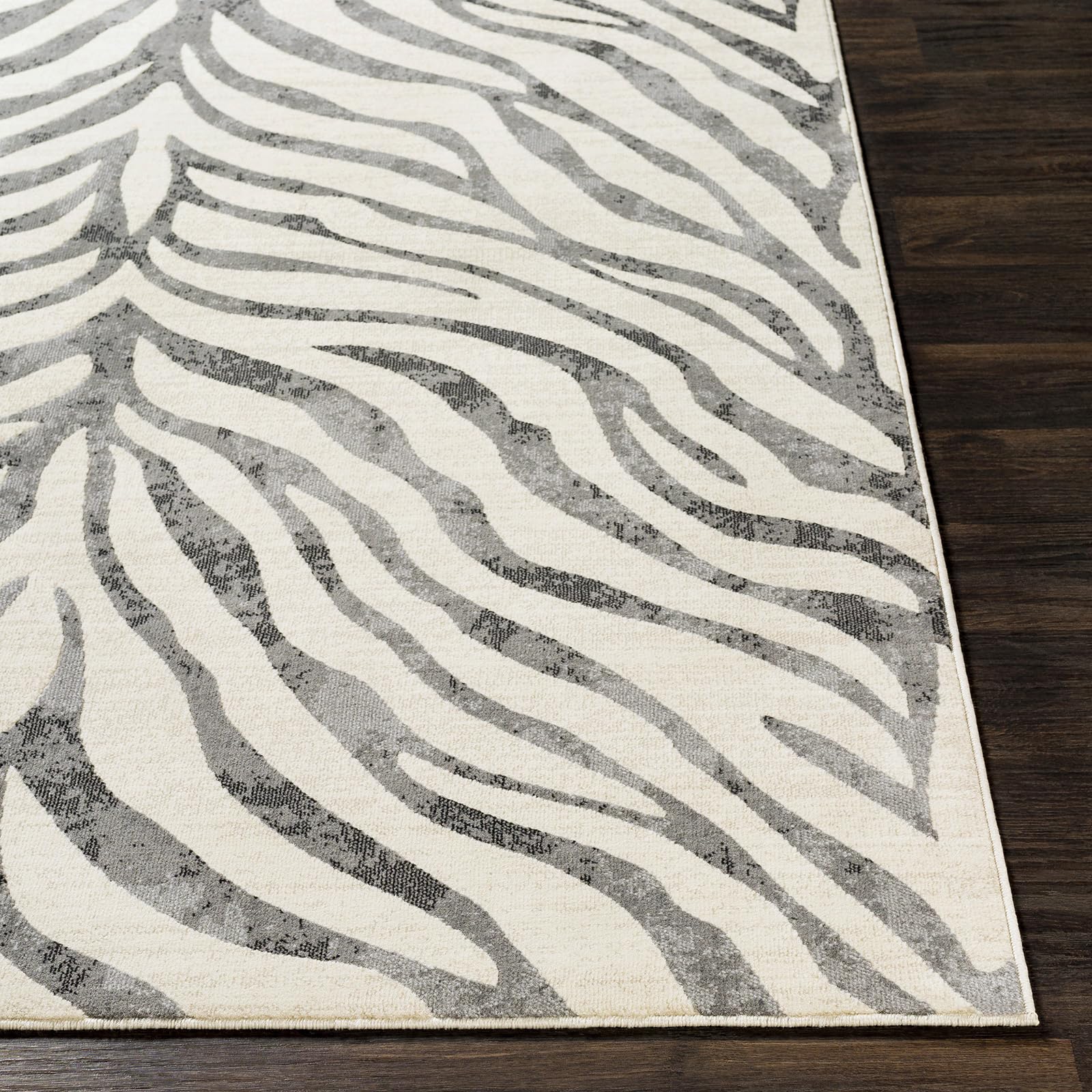 Livabliss Luanda Soggiorno Boho, grande camera da letto 120x170 cm – tappeto per sala da pranzo con motivo geometrico, soggiorno scandinavo moderno in grigio, nero e beige