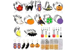 Polymer Clay Cutters for Halloween Earrings Making