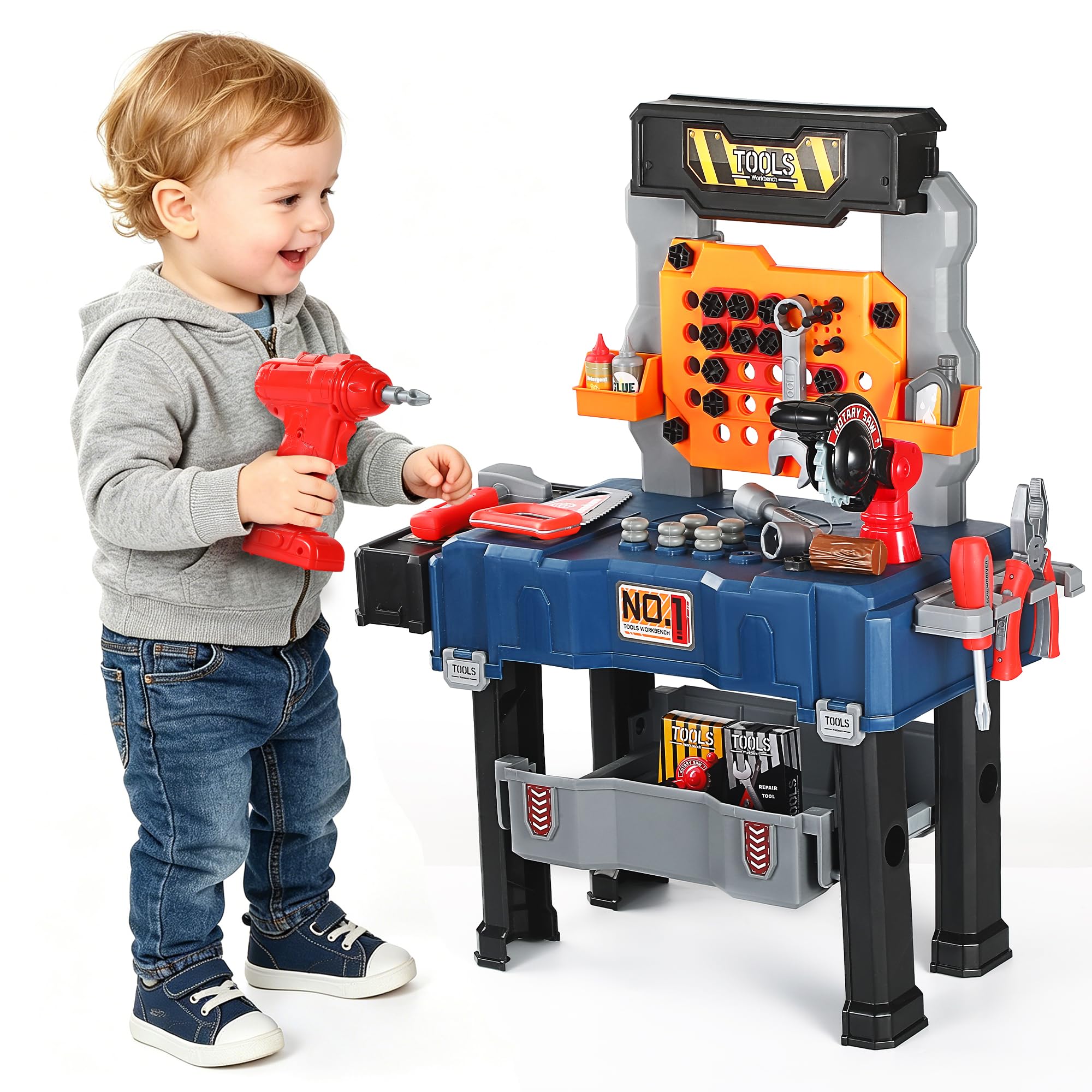 Banco per attrezzi per bambini, banco da lavoro per bambini, accessorio
