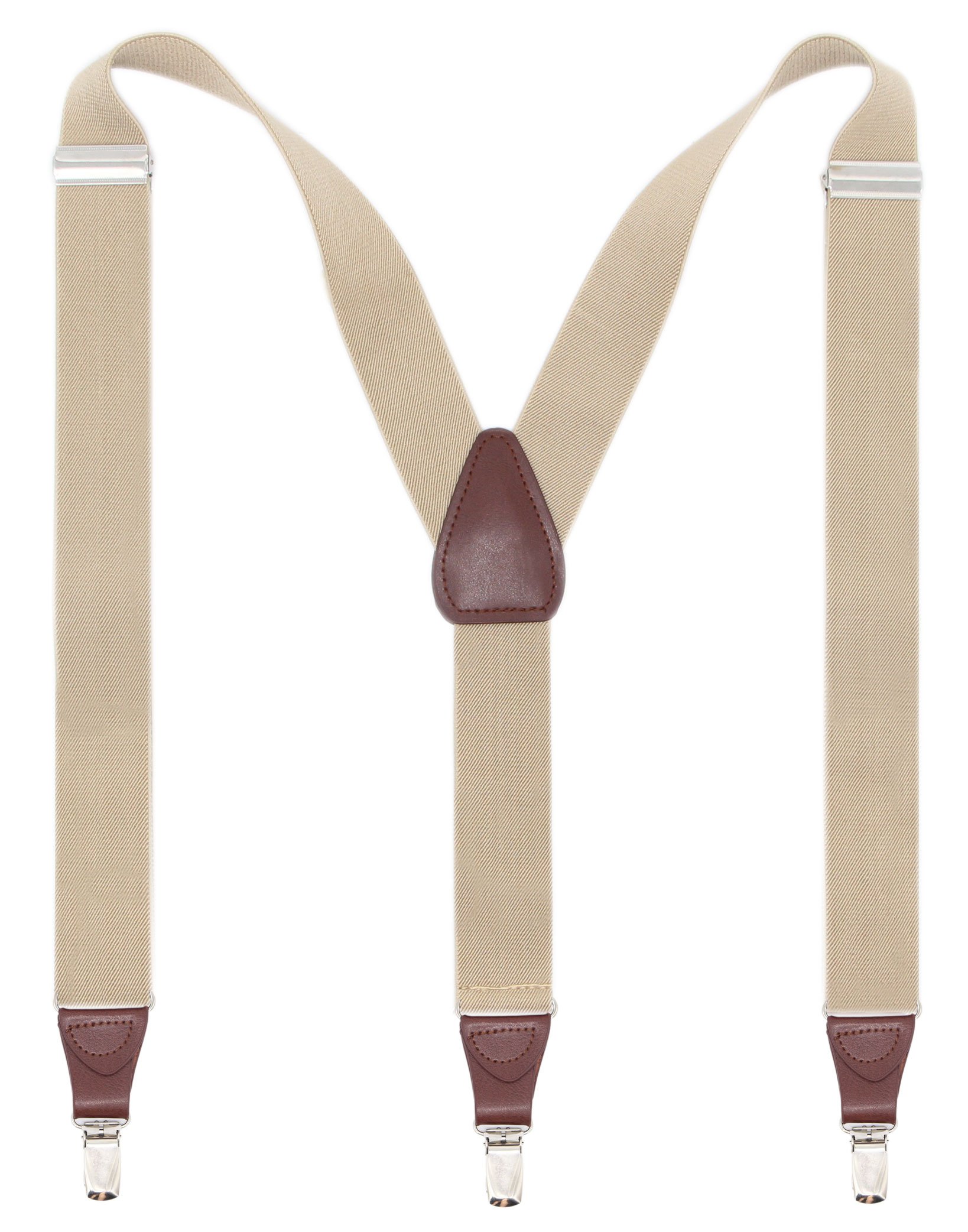 bioterti Men’s Y-shape 1.4 Inch Suspender -3 Metal Clips, Elastic Straps-picture-36