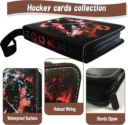 Miniatura 9 de Carpeta de tarjetas de baloncesto, carpeta de tarjetas coleccionables de 9 bolsillos con 50 fundas extraíbles para 900 tarjetas deportivas, carpeta