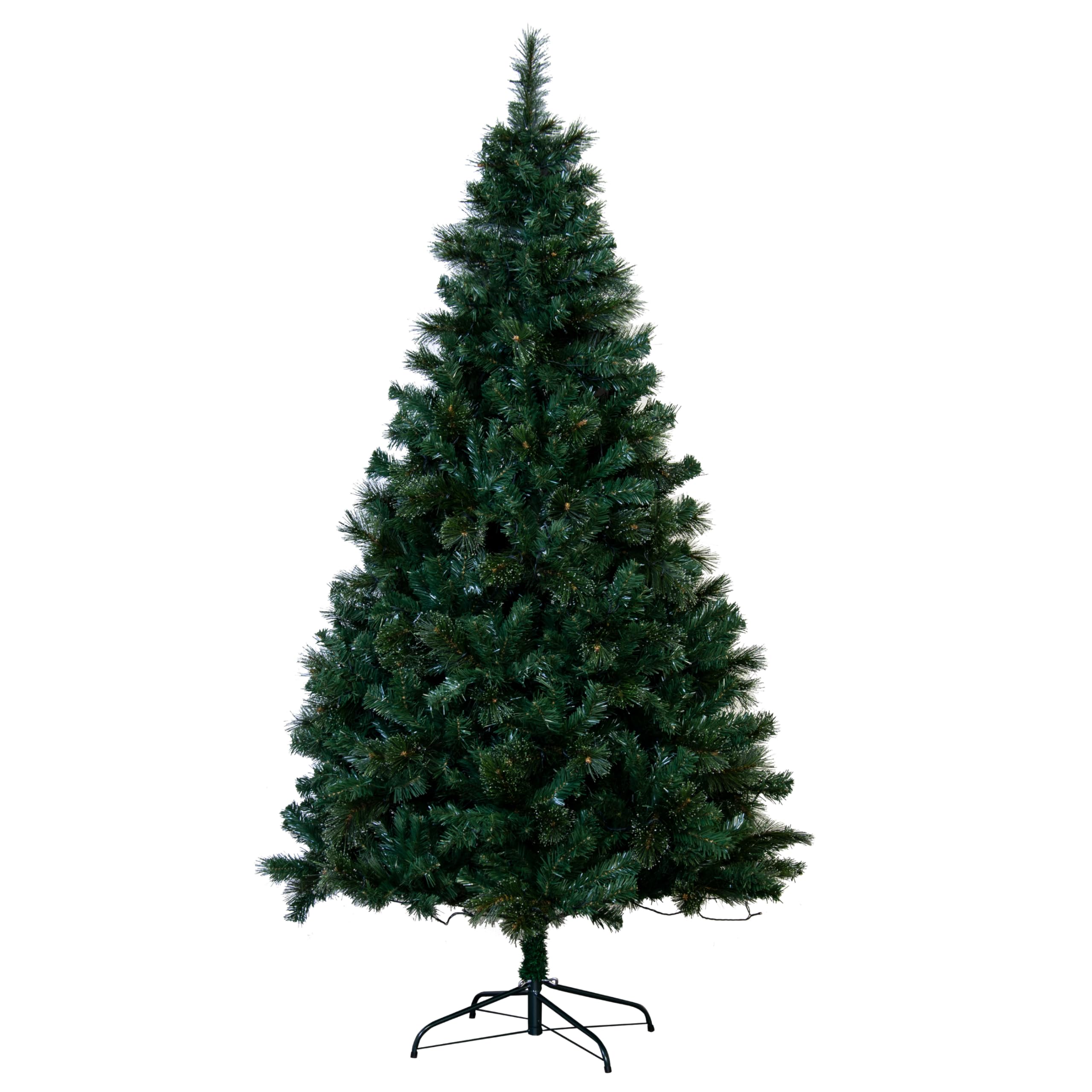 Christmas Tree World | 4ft Artificial Unlit Majestic Dew Pine | Natural and Realistic Look with Bushy and Luxury Quality PVC Tips | Easy to Assemble and Take Down | 60cm Diameter